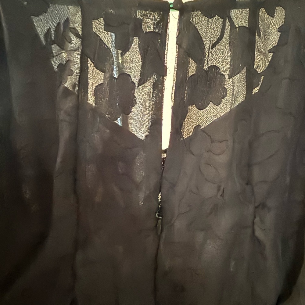 Torrid Black Peplum Blouse - Picture 3 of 5